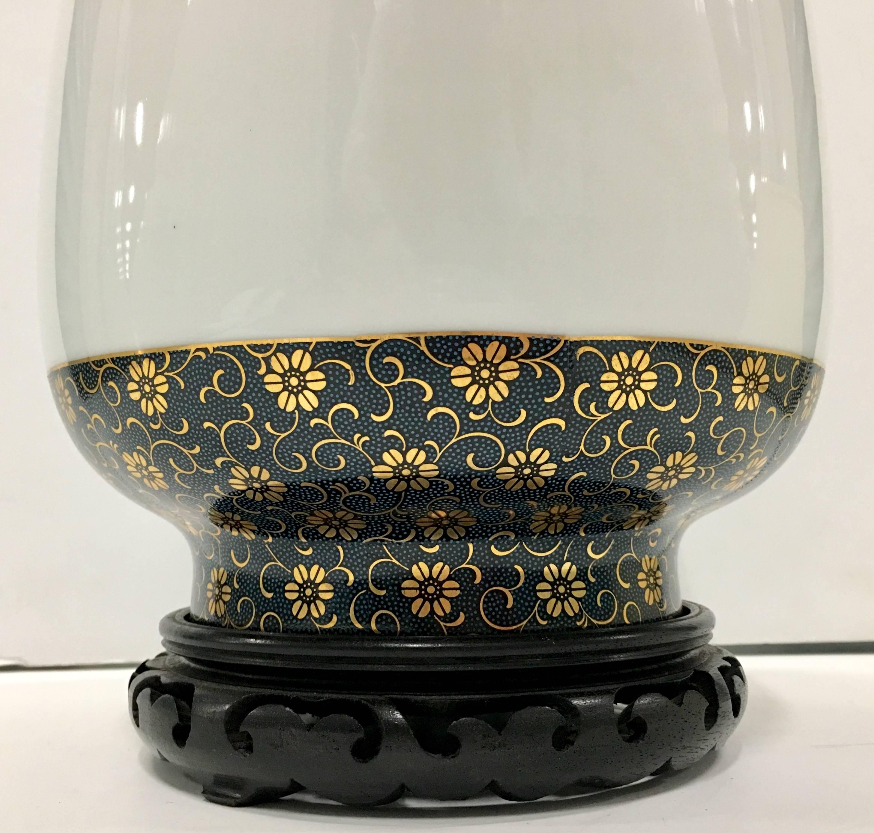 Vintage Frederick Cooper Hand-Painted Porcelain and Gilt 