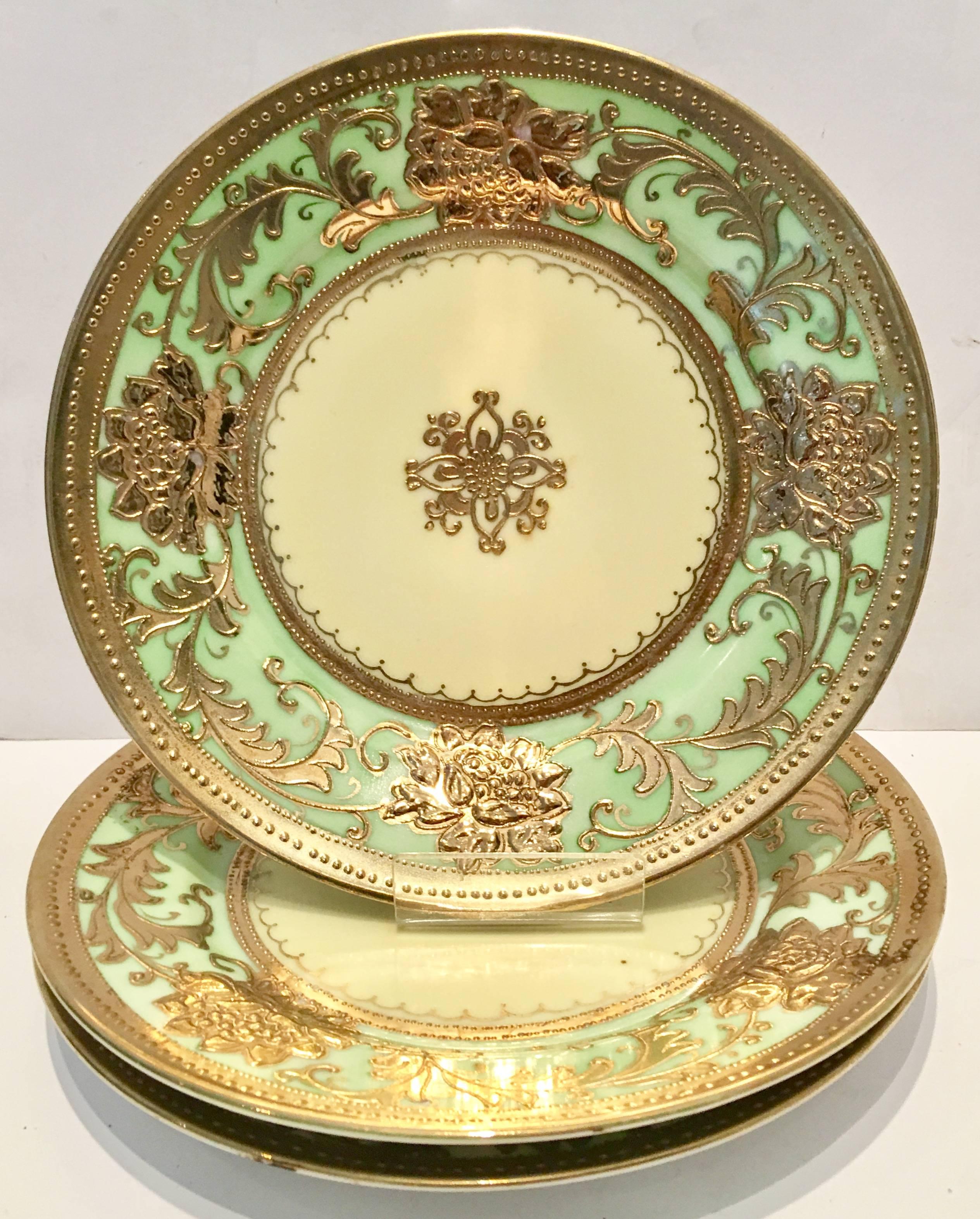gold tea set made in japan