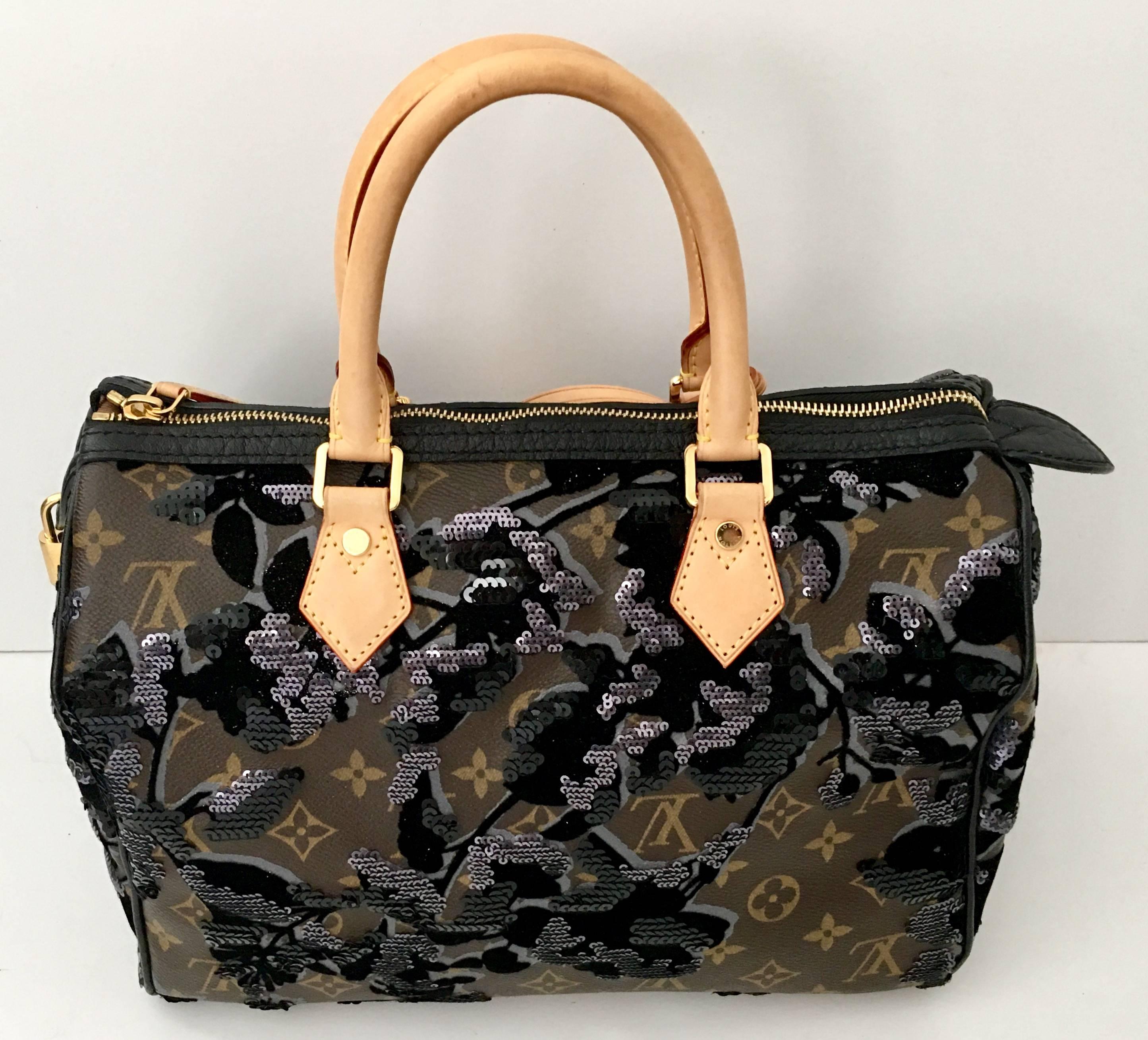 louis vuitton fleur de jais speedy