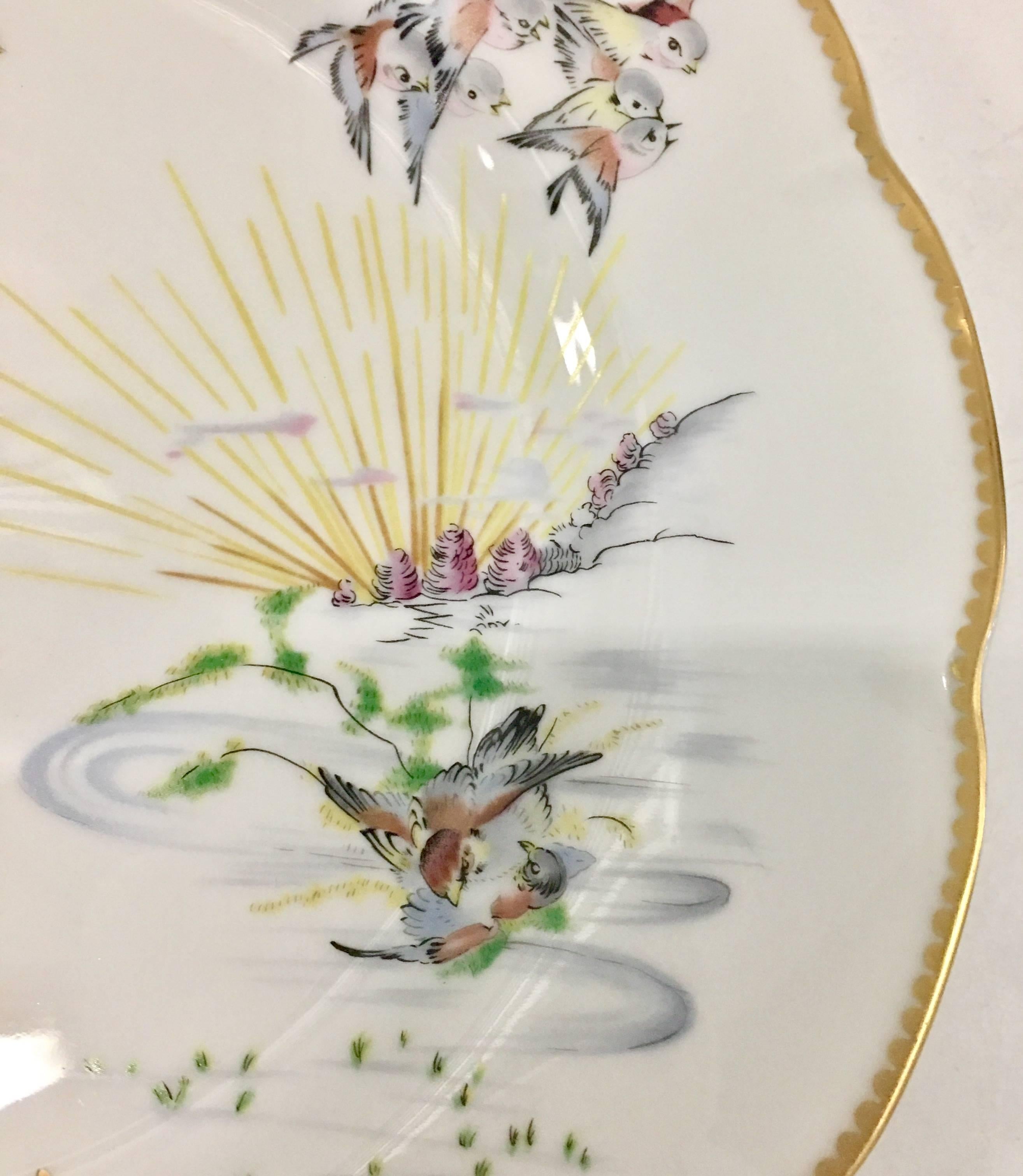 20th Century 1970s Haviland France Limoges Four Seasons Collector Plates S/4