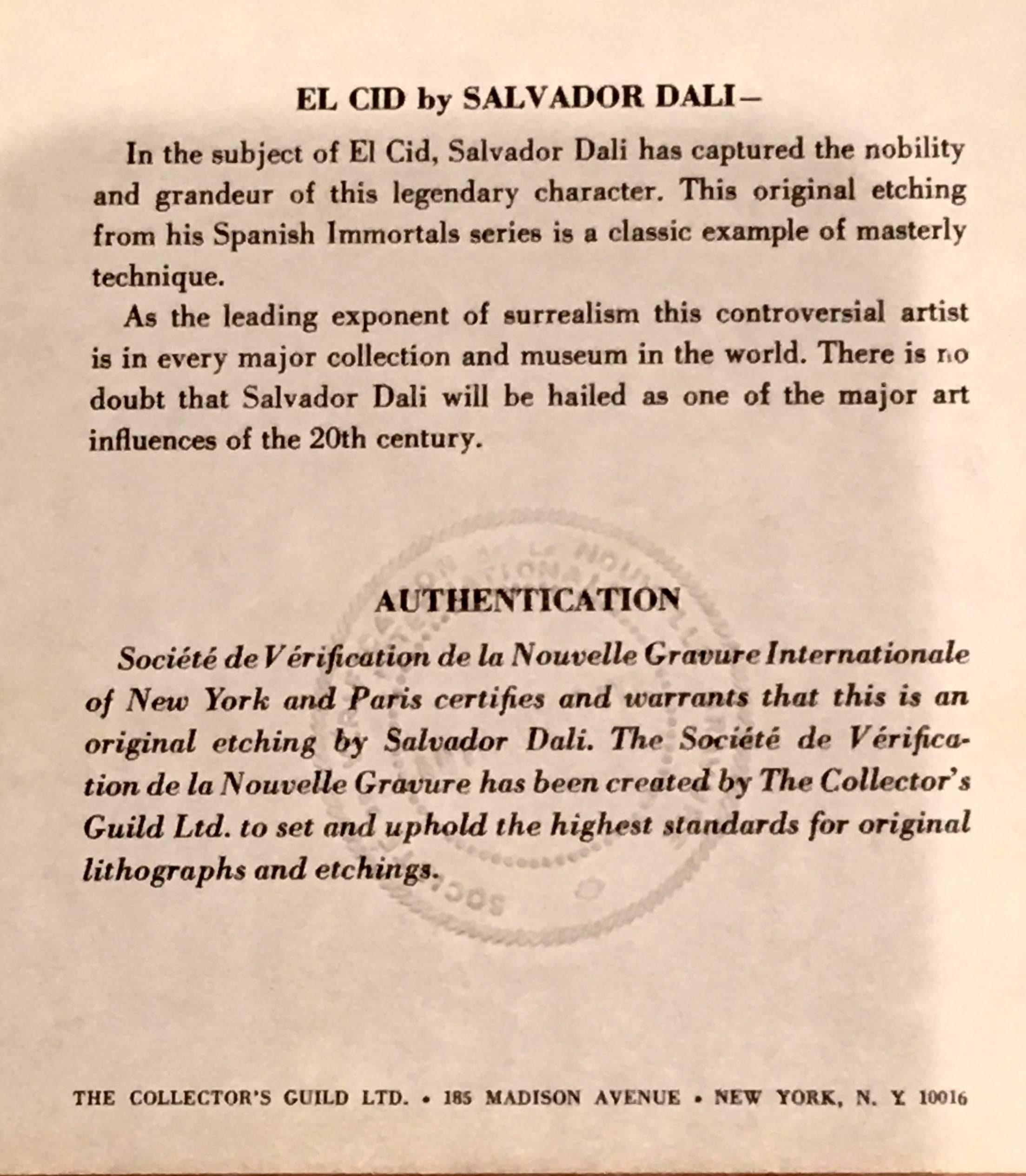 Paper Salvador Dali Original Lithograph, 