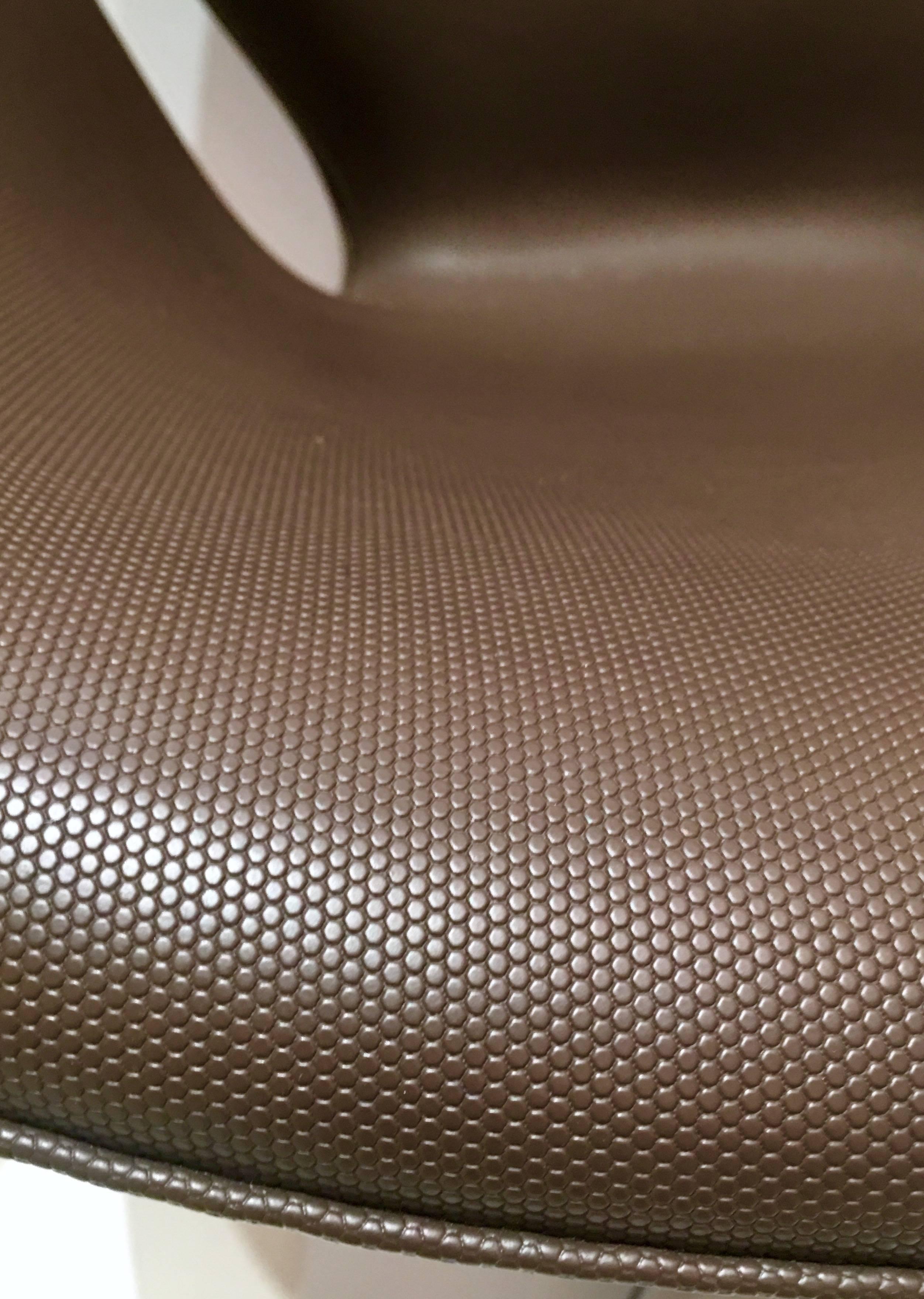 Aluminum 21st Century Upholstered Chrome Swivel 