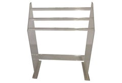 20th Century Lucite Four Bar Valet Garment Rack