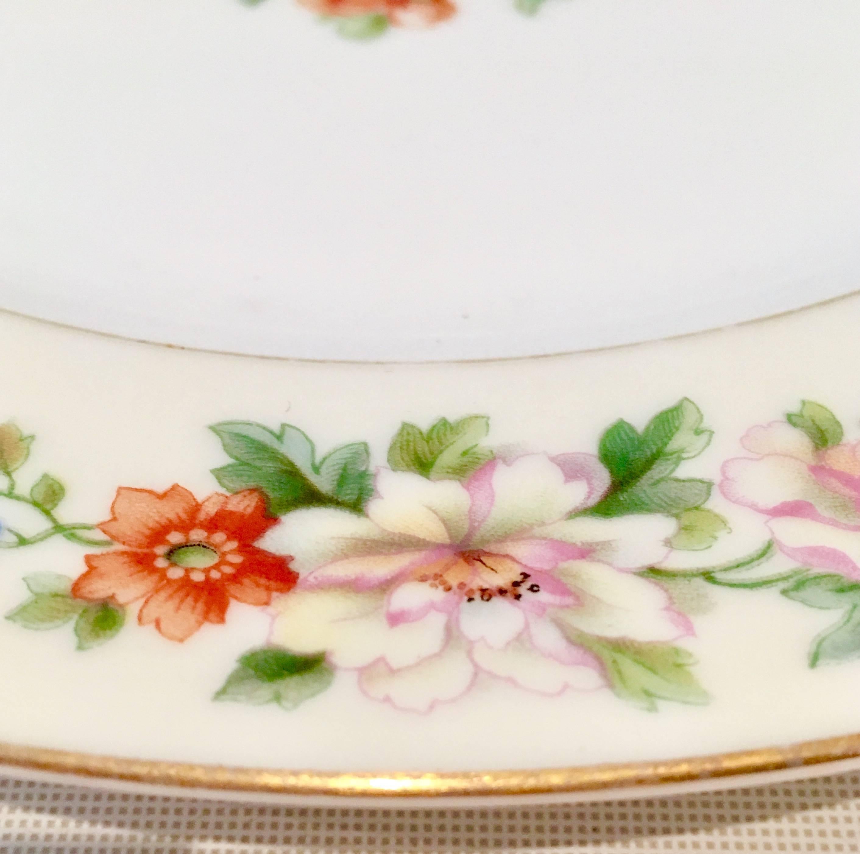 Hand-Painted 1920s Porcelain 