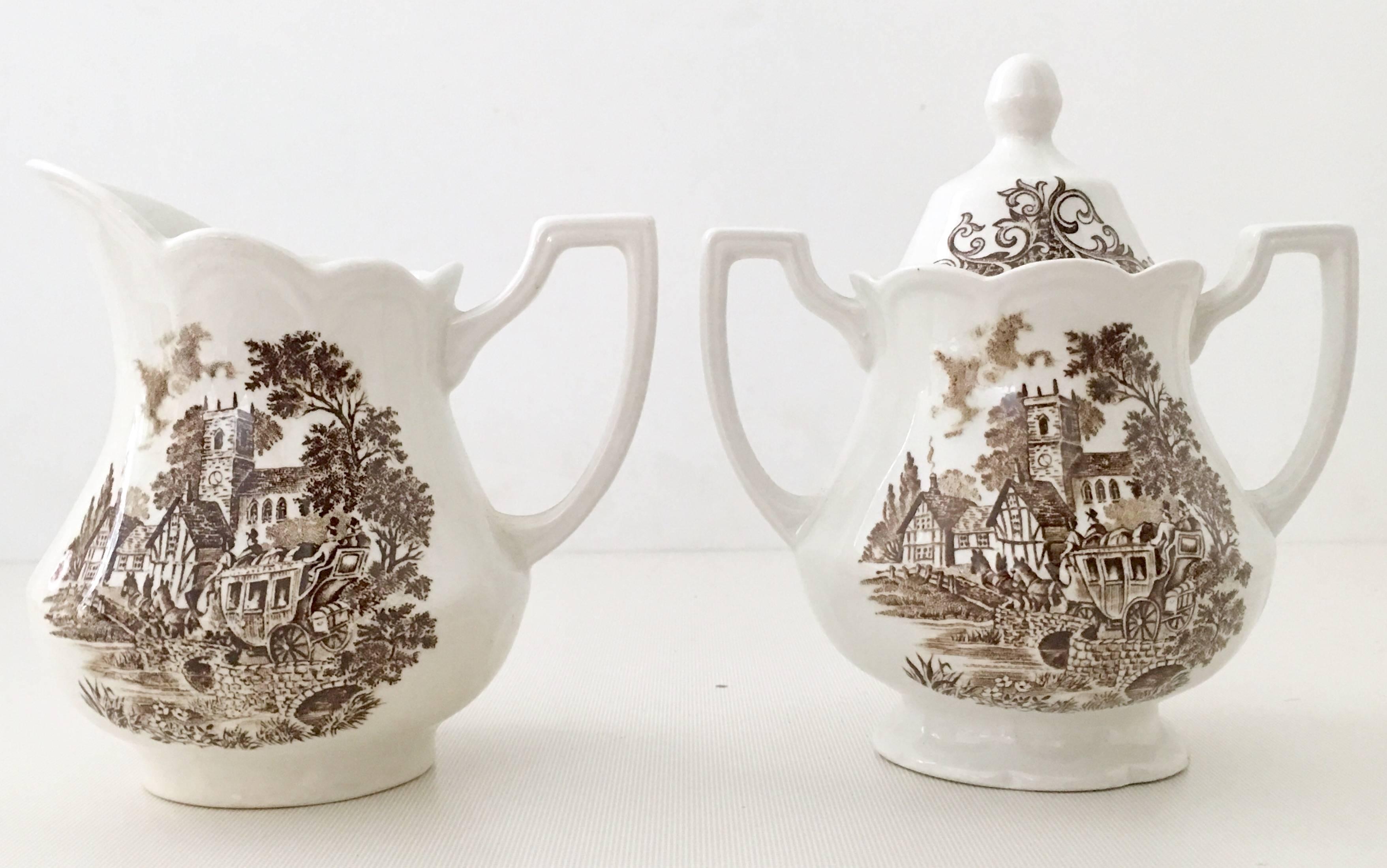 20th Century Vintage English Royal Staffordshire Ironstone Dinnerware 