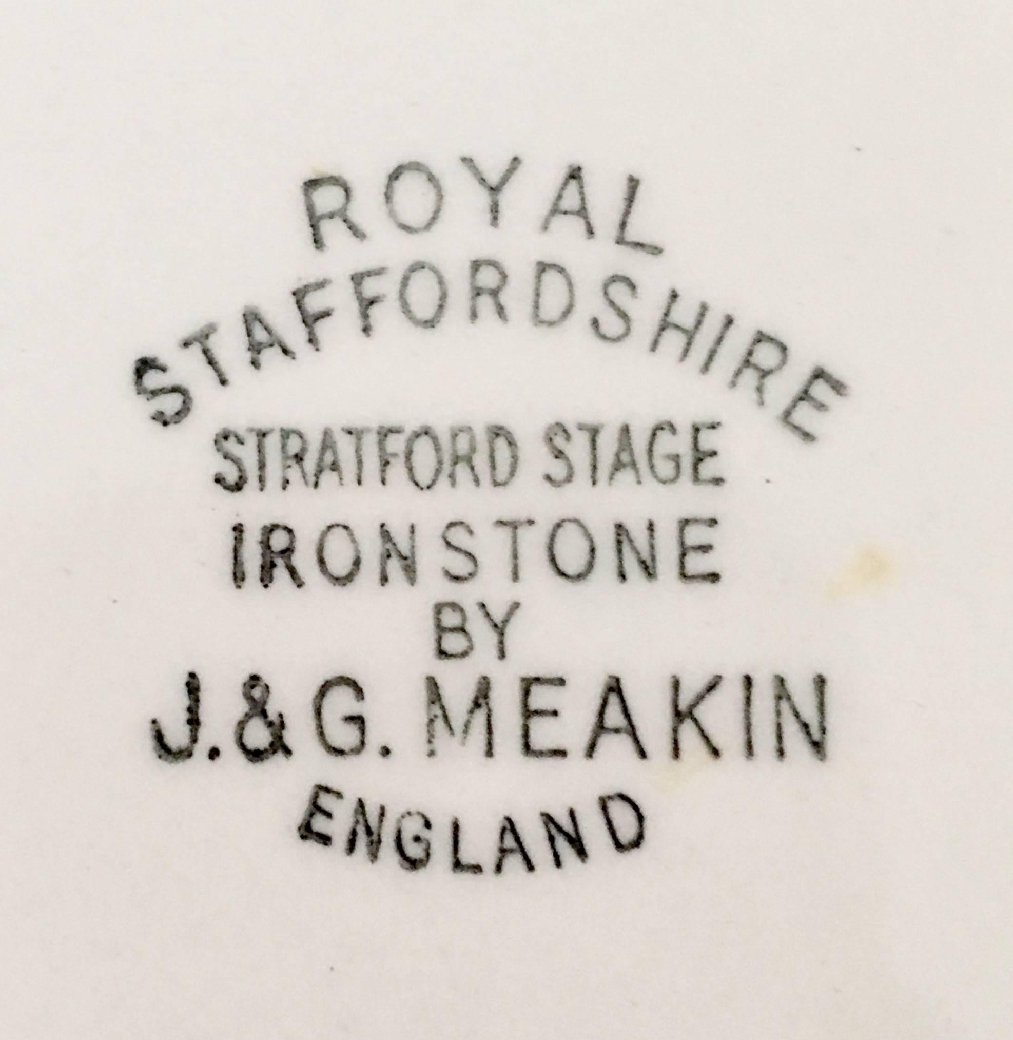 Vintage English Royal Staffordshire Ironstone Dinnerware 