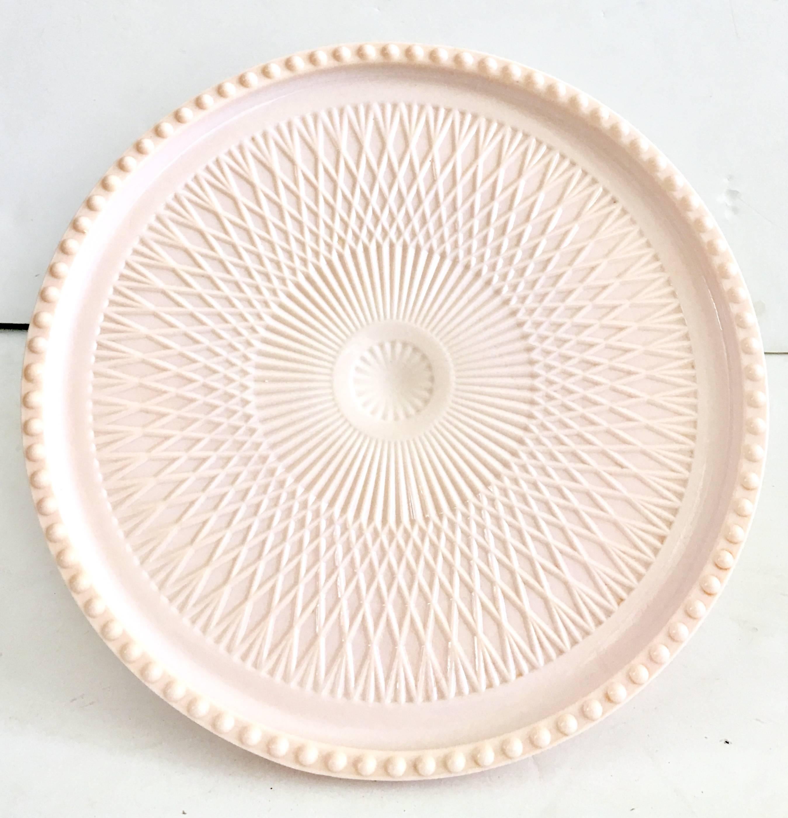 milk glass pedestal bowl