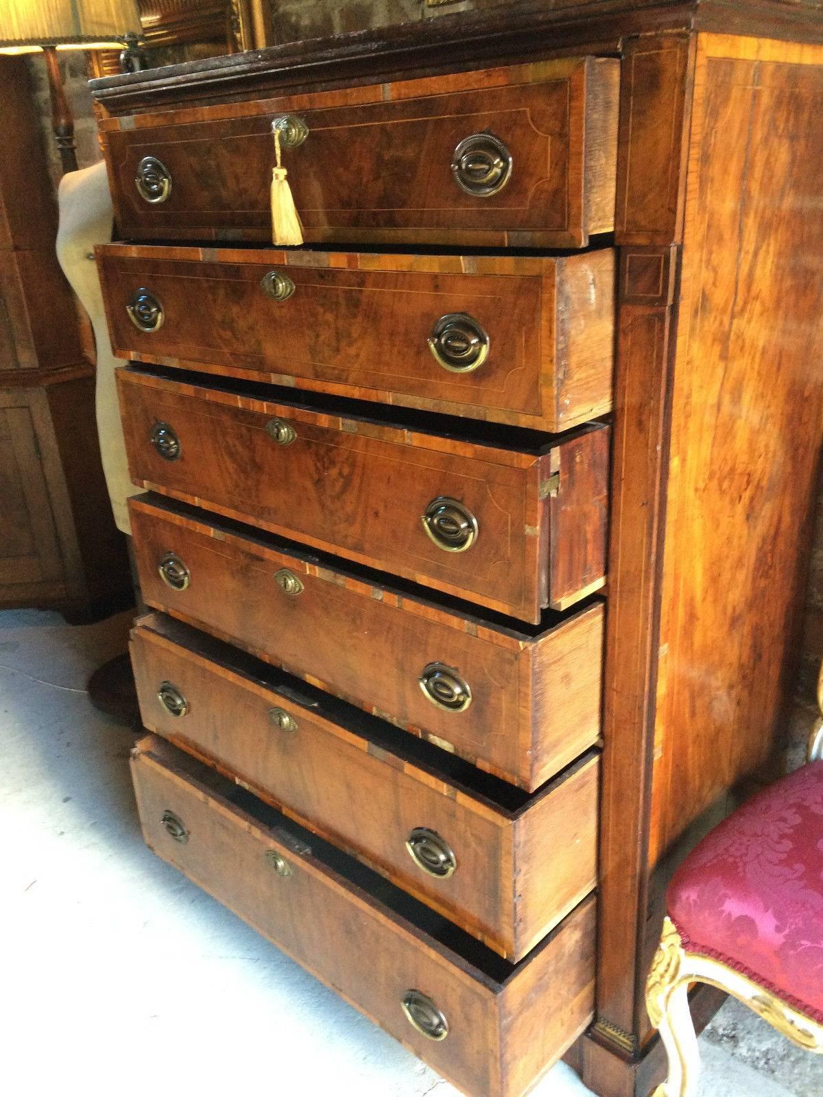 tall boy dresser antique