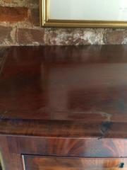 Antique Georgian Mahogany Chest of Drawers Bow Fronted 19th Century