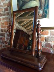 Antique Victorian Swing Frame Toilet Mirror/ Dressing Table Mirror