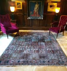 Handmade Large Persian Bakhtiyar Oriental Rug Carpet 100% Wool