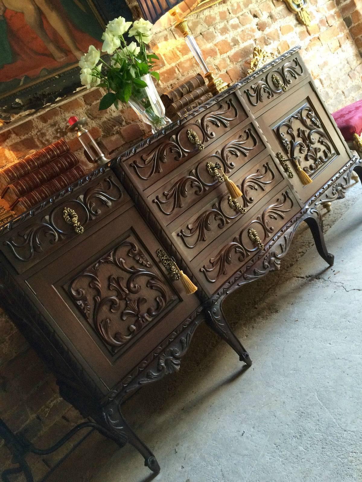 spanish style credenza