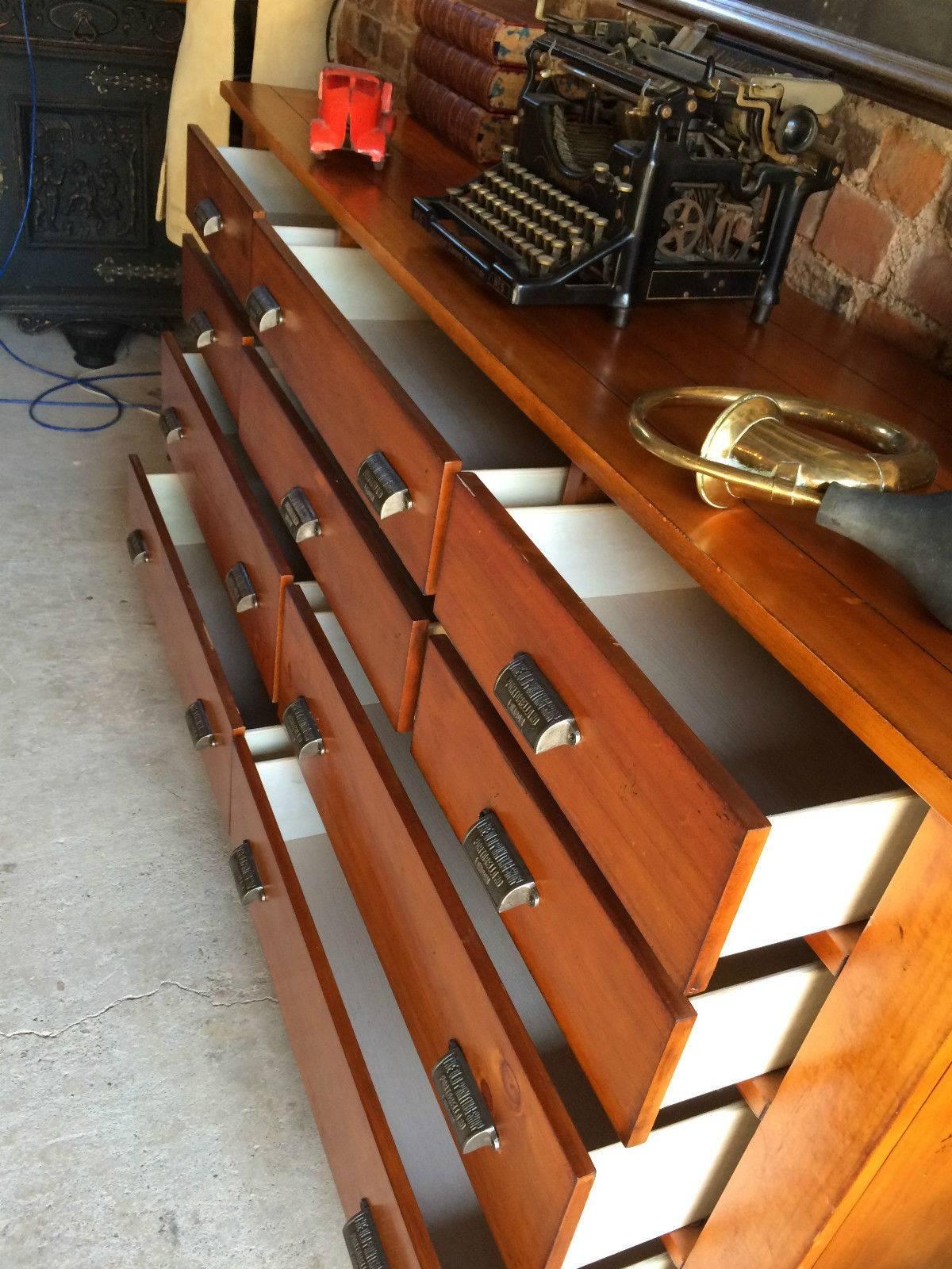 Antique Style Chest of Drawers Dresser His N Hers Large In Good Condition In Longdon, Tewkesbury