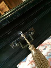 Antique Lady's Desk Writing Table Ebonized Desk Victorian, 19th Century