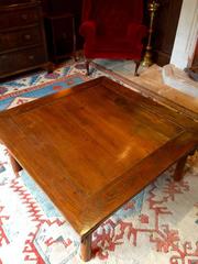 Mid-Century Oriental Hardwood Coffee Table