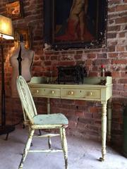 Antique Desk Writing Table Washstand Regency 19th Century Painted