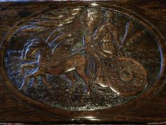 Antique Dining Table Carved Console Solid Oak George III 18th Century