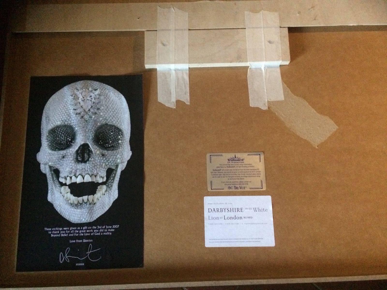 20th Century Signed Damien Hirst 2007 'Beyond Belief, for the Love of God' 142/300