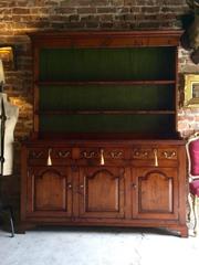 Antique Dresser Sideboard Welsh Solid Oak, Victorian, 19th Century