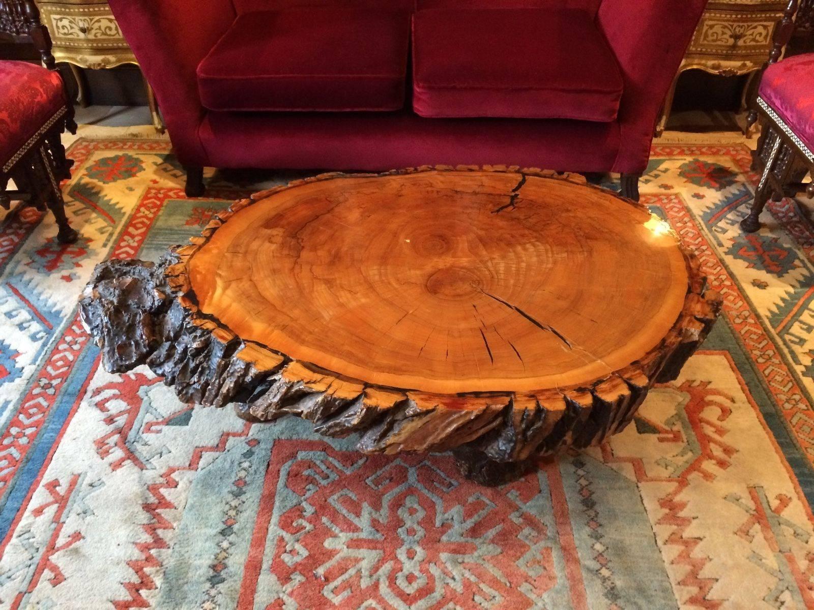 oak tree coffee table