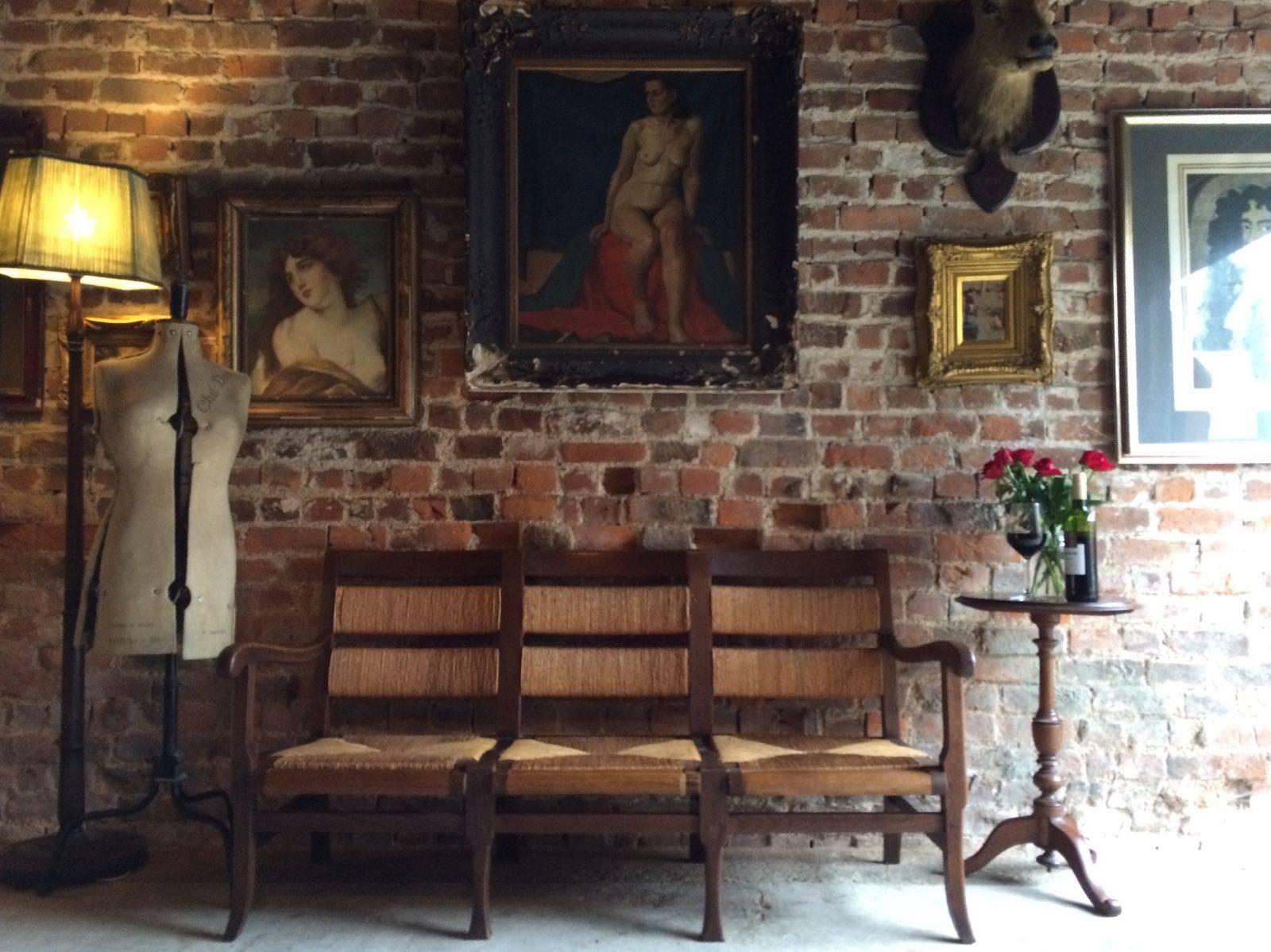 A fabulous French early 20th century solid oak and rush seat three-seat bench, circa 1920. The bench is offered in superb condition with no faults whatsoever, oak framework is beautifully styled with a simple French Classic clean look, rush seating