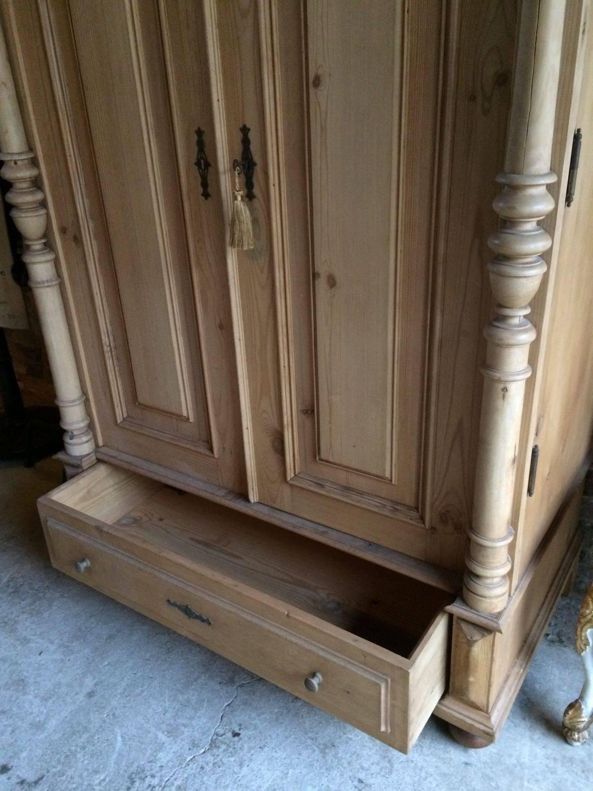 vintage pine armoire