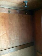 Antique Single Wardrobe Arts & Crafts Copper Edwardian Armoire Mirror