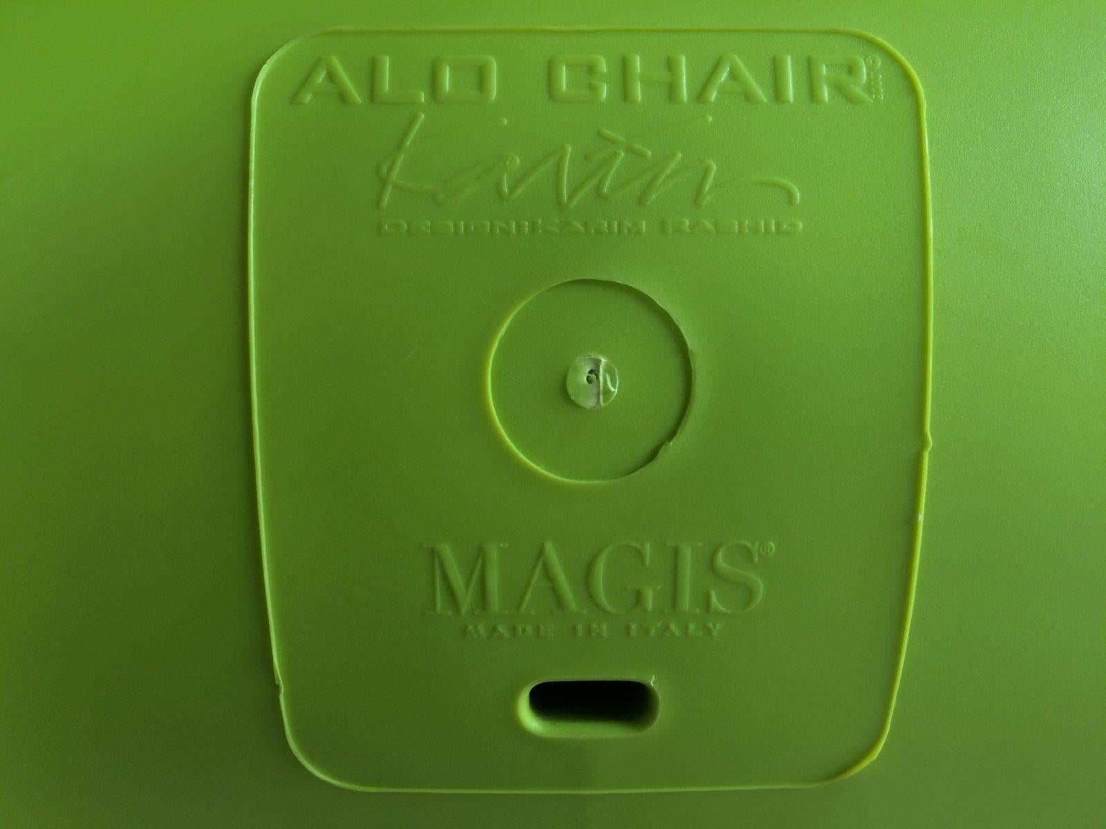 Magis ALO Chairs by Karim Rashid Dining Set of Two Aluminium Pair 2