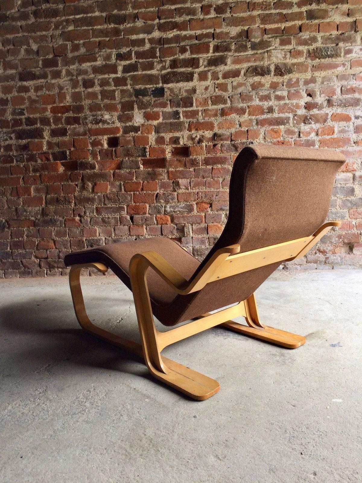 20th Century Marcel Breuer Long Chair Chaise Longue Mid-Century, 1970s Bauhaus No. 2