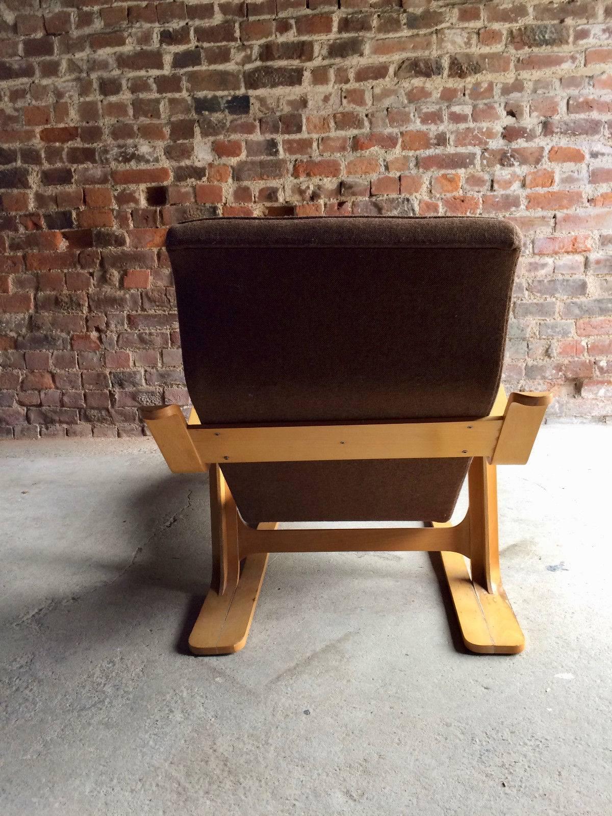 Birch Marcel Breuer Long Chair Chaise Longue Mid-Century, 1970s Bauhaus No. 2