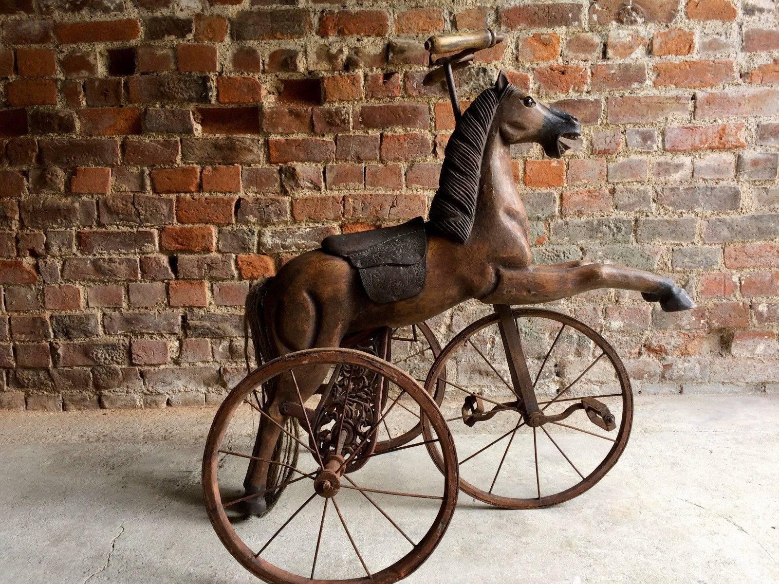 antique horse tricycle value