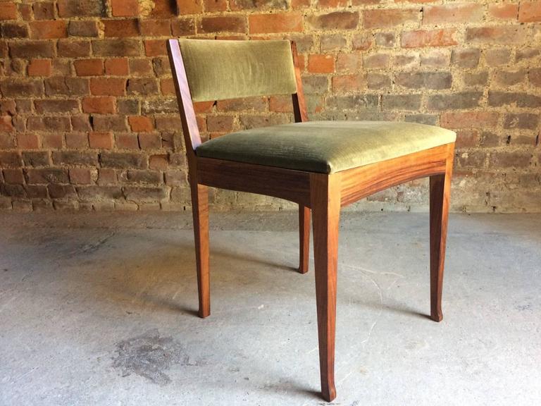 Edward Barnsley Dining Chairs Set of Five Stamped Dated 1978