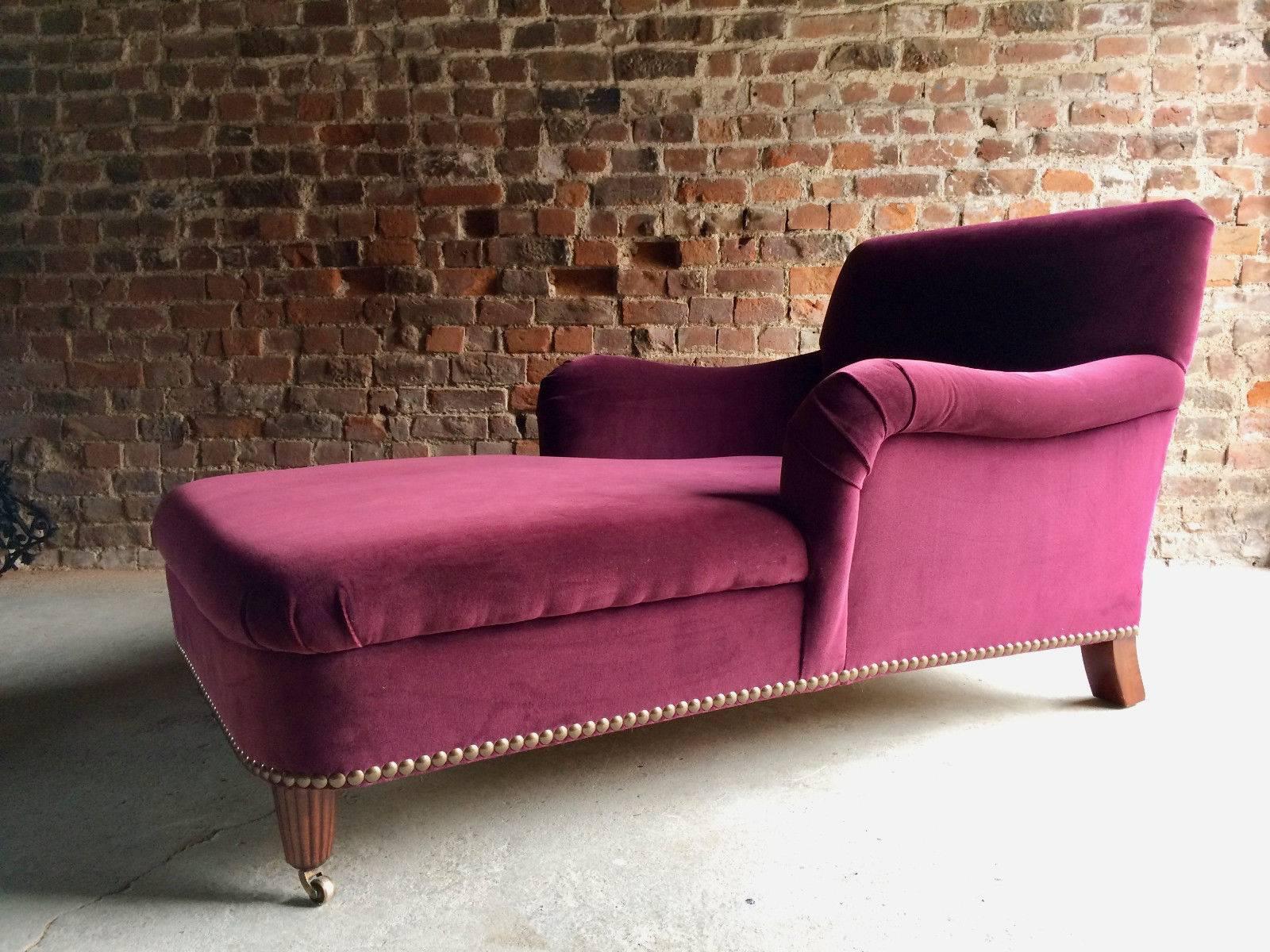 Ralph Lauren Chaise Longue Sofa Armchair Loveseat Original Velvet 1