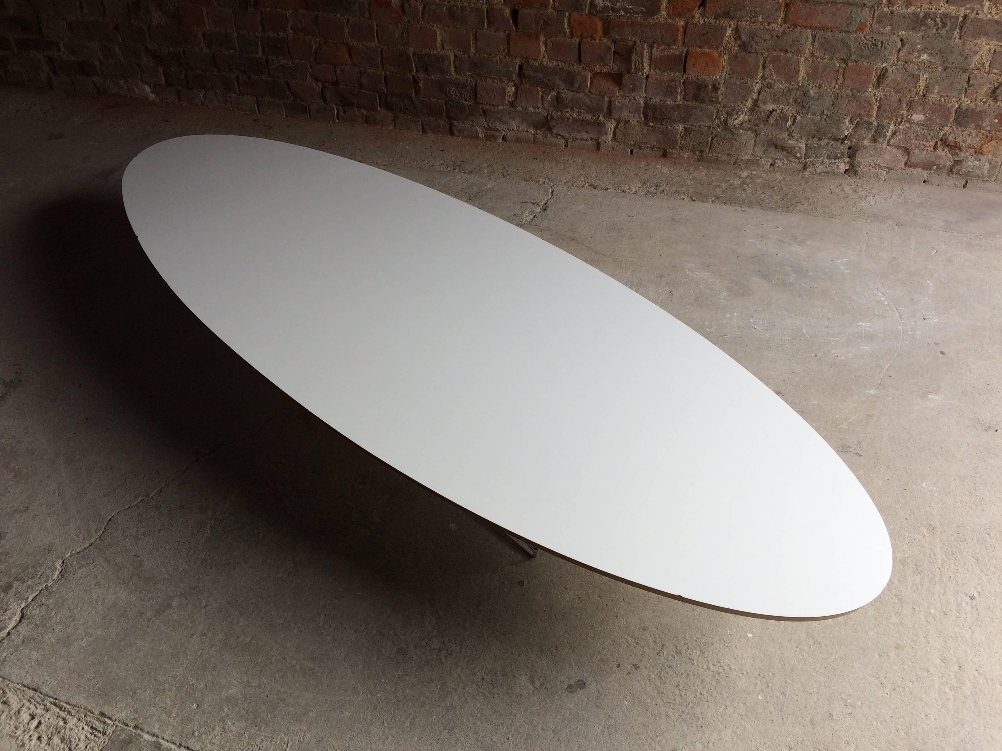 American Charles & Ray Eames Elliptical Etr Coffee Table for Vitra Surfboard, Mid-Century