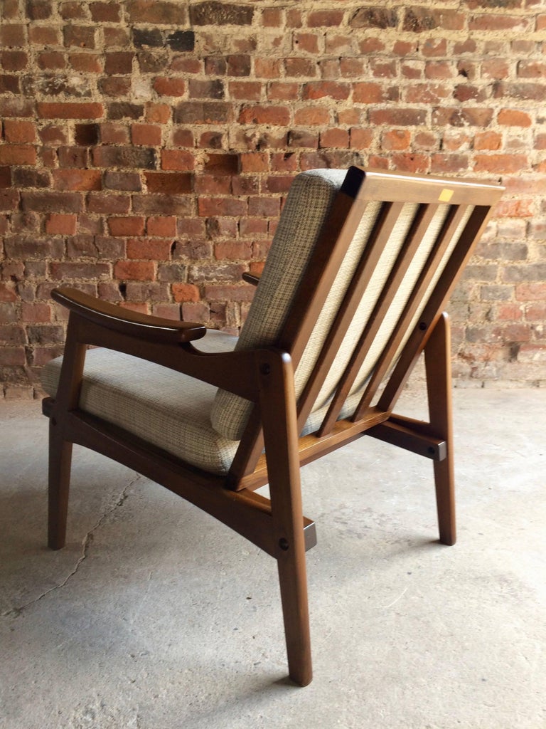 Mid-Century Lounge Chair Teak Vintage Danish Style by Centa, circa