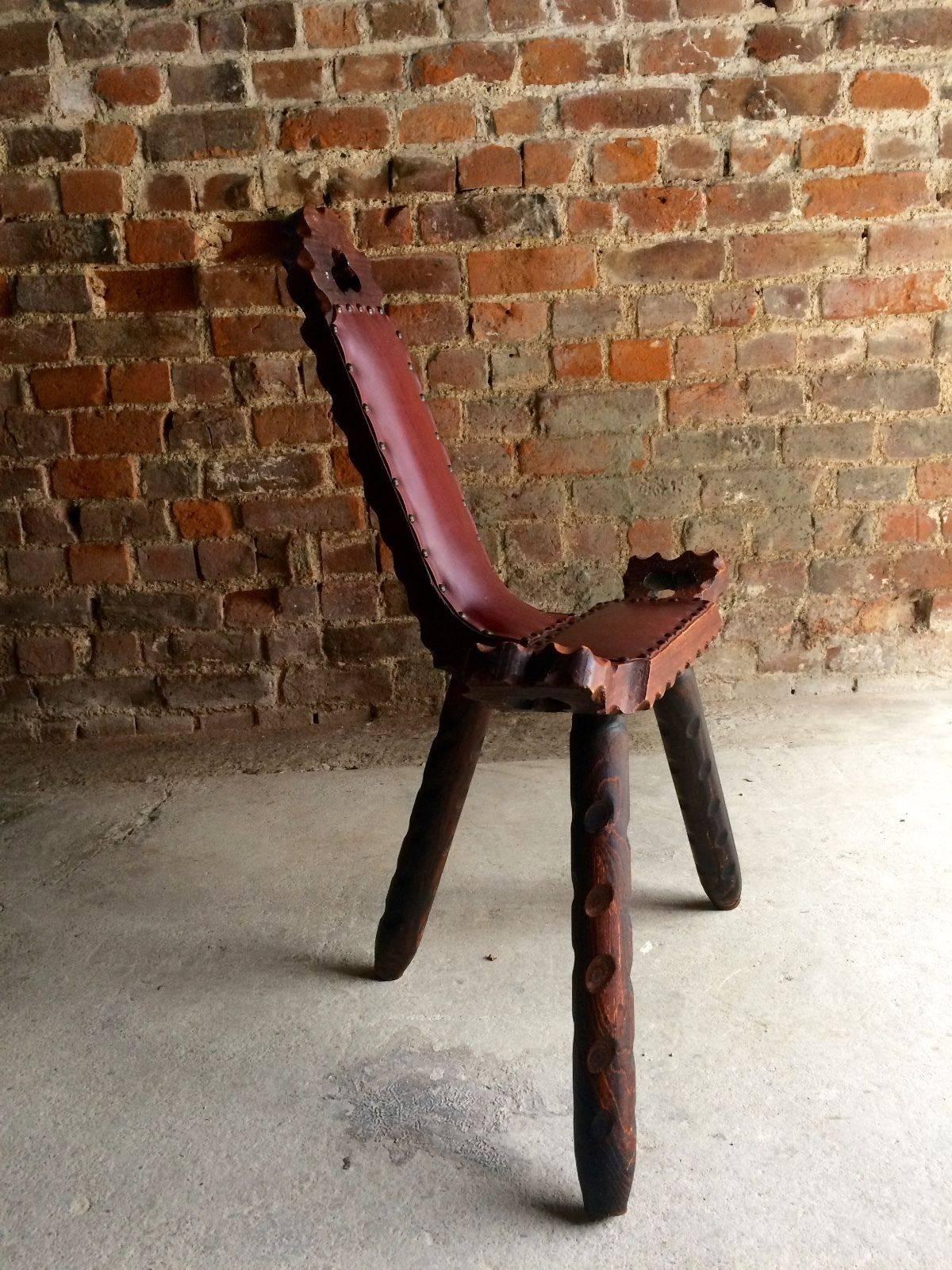 three legged chair antique