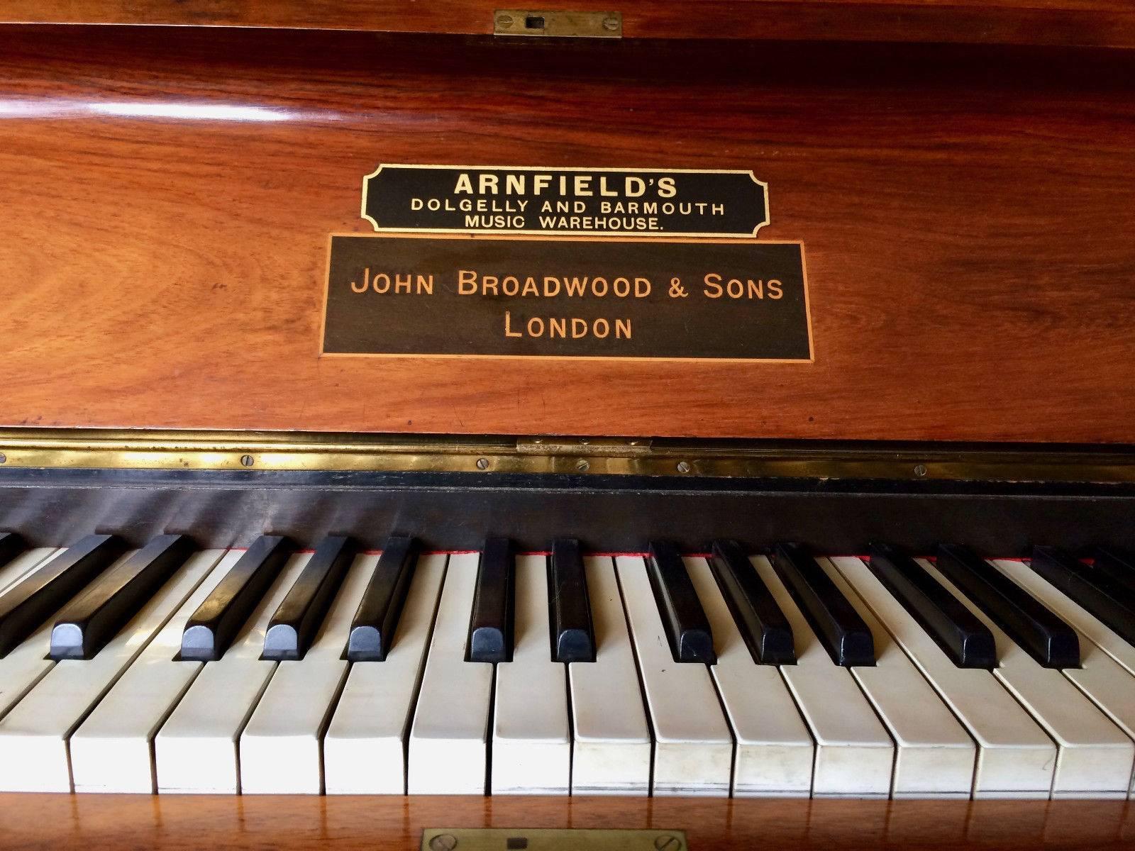 broadwood upright piano