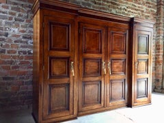 Antique Housekeepers Cupboard Cabinet George III 18th Century, circa 1790