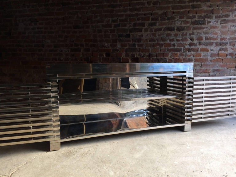 Timothy Oulton Zazenne Steel Sideboard Credenza Large RRP ...