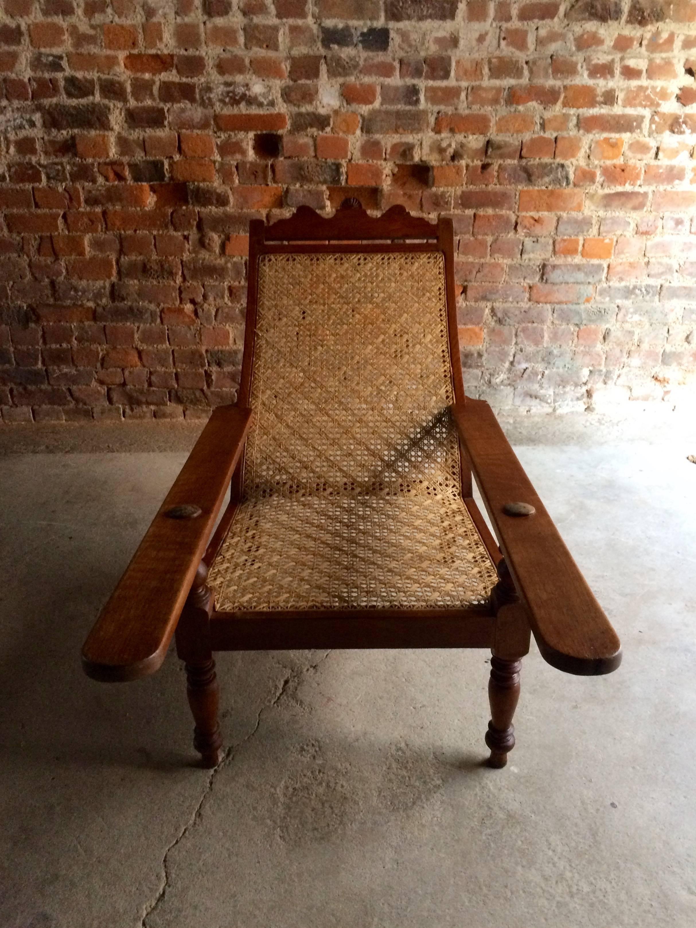 Indian Mahogany Plantation Chair Planters Armchair 1