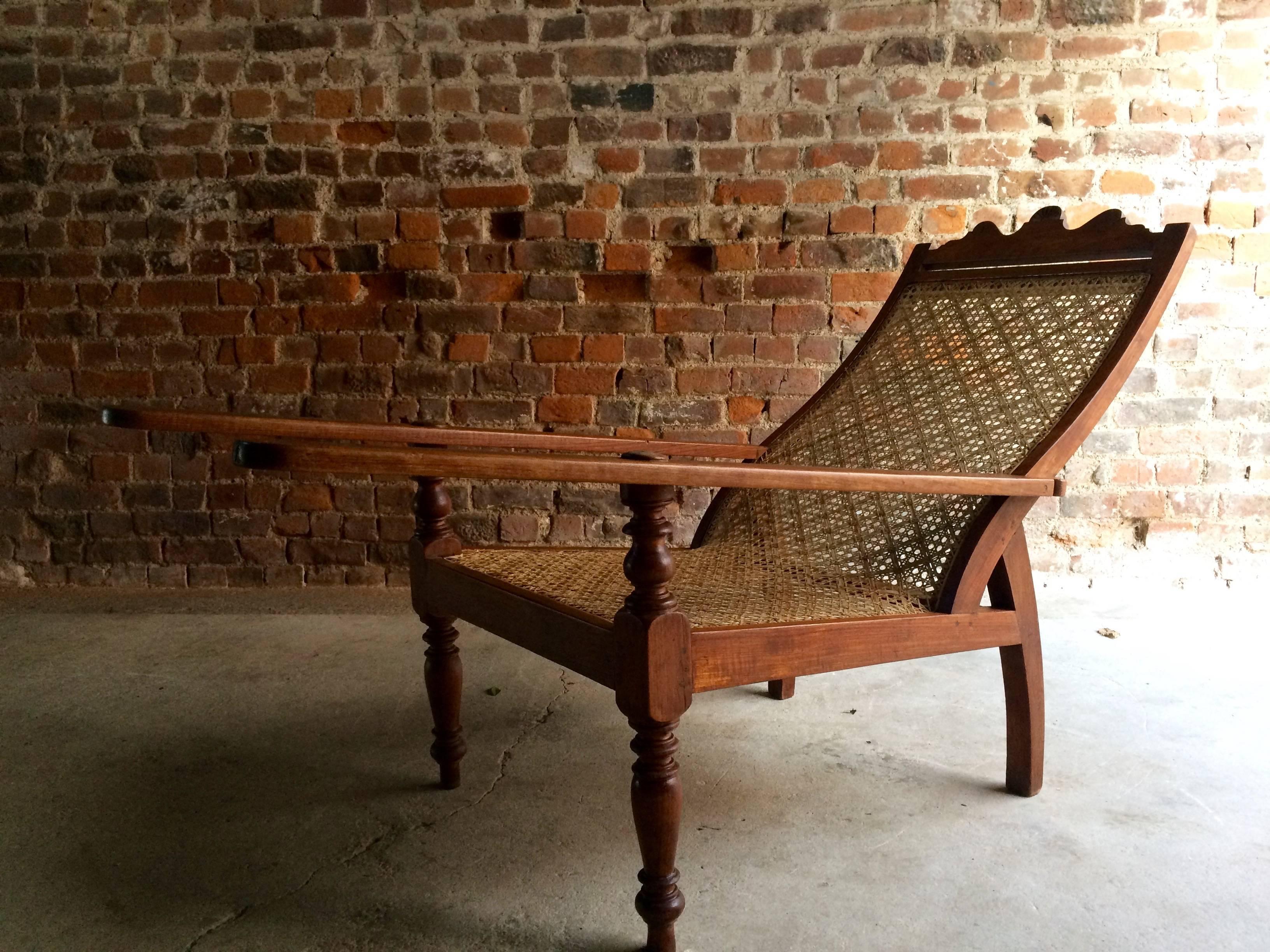 Indian Mahogany Plantation Chair Planters Armchair 2