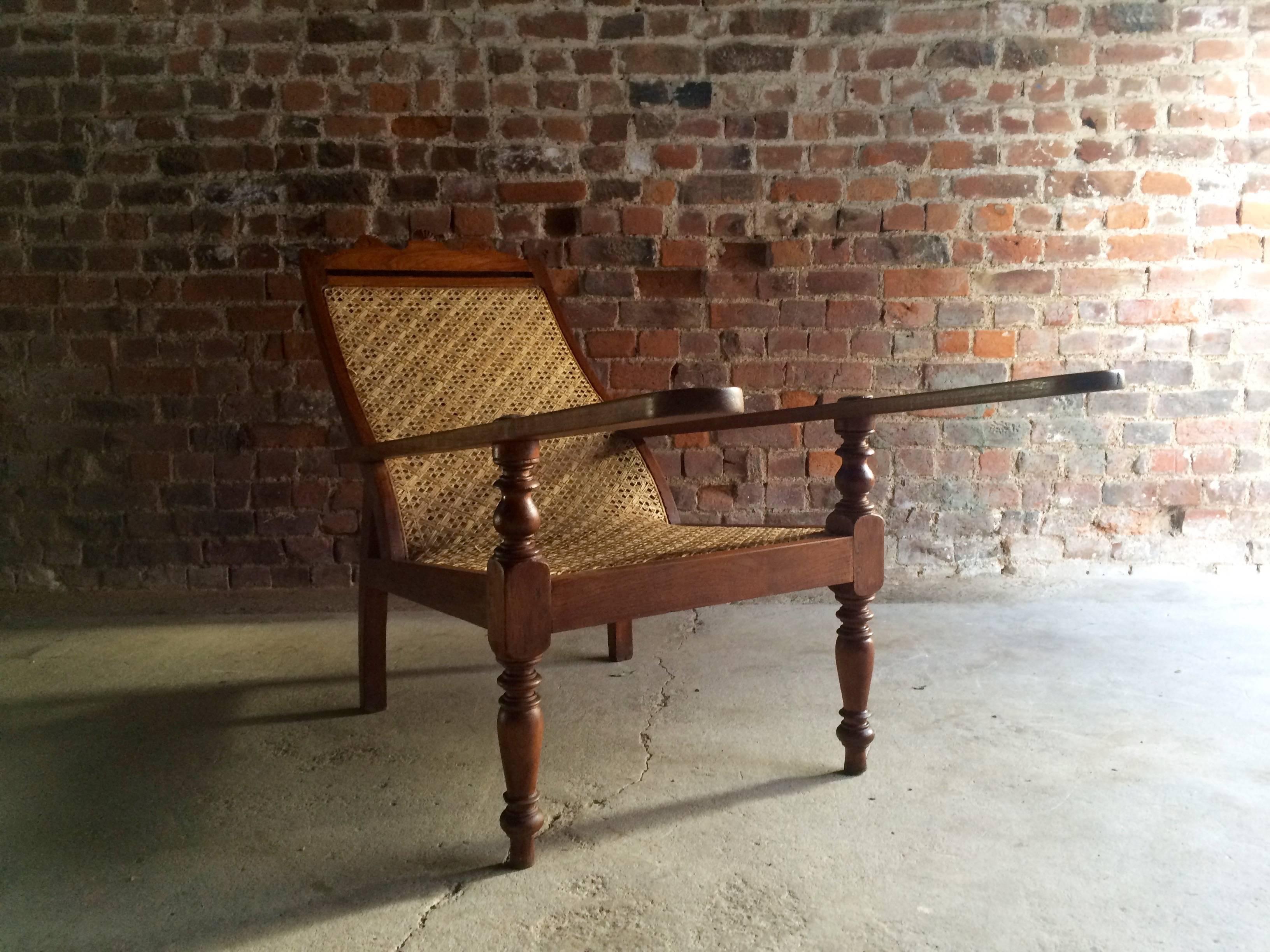 Indian Mahogany Plantation Chair Planters Armchair 6