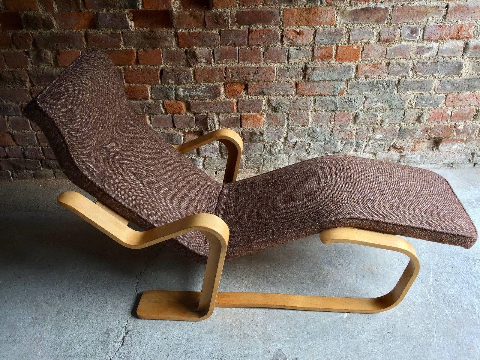 British Marcel Breuer Long Chair Chaise Longue Isokon, 1970s