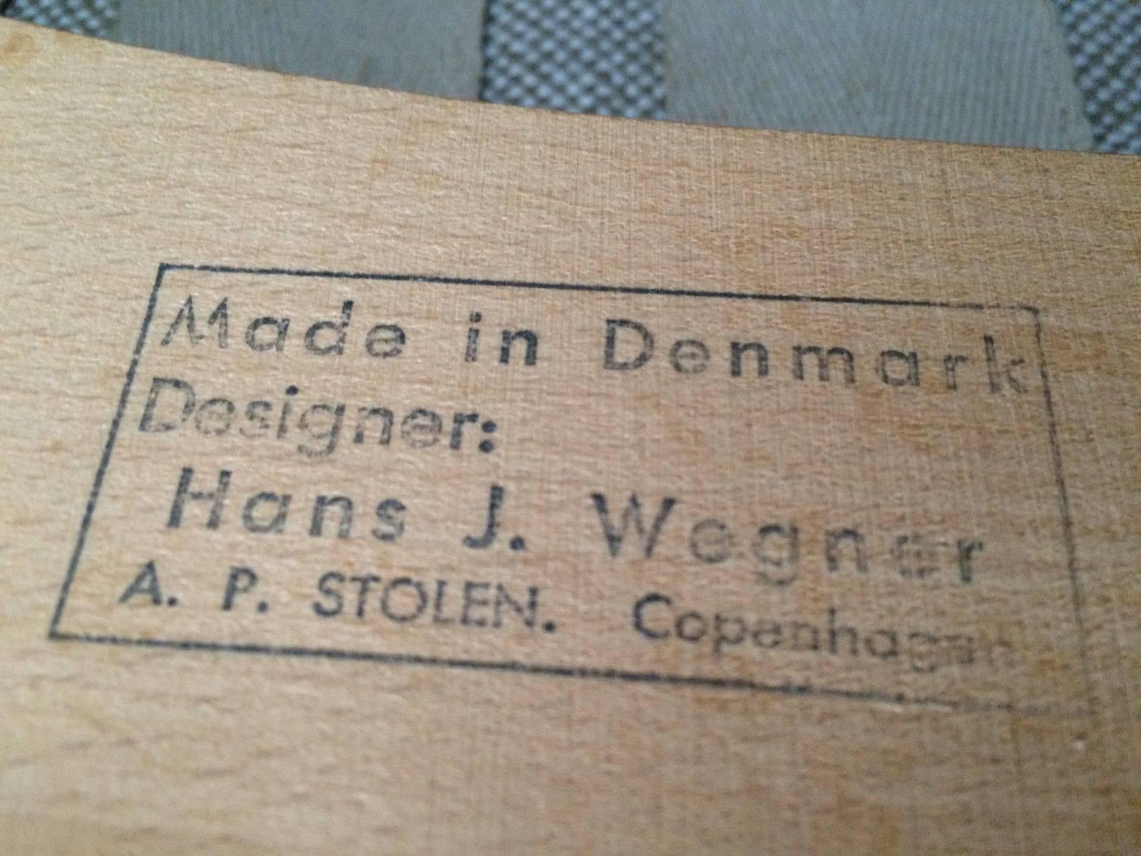 Mahogany Hans Wegner Papa Bear Chair Lounge Chair AP Stolen Danish, 1950s