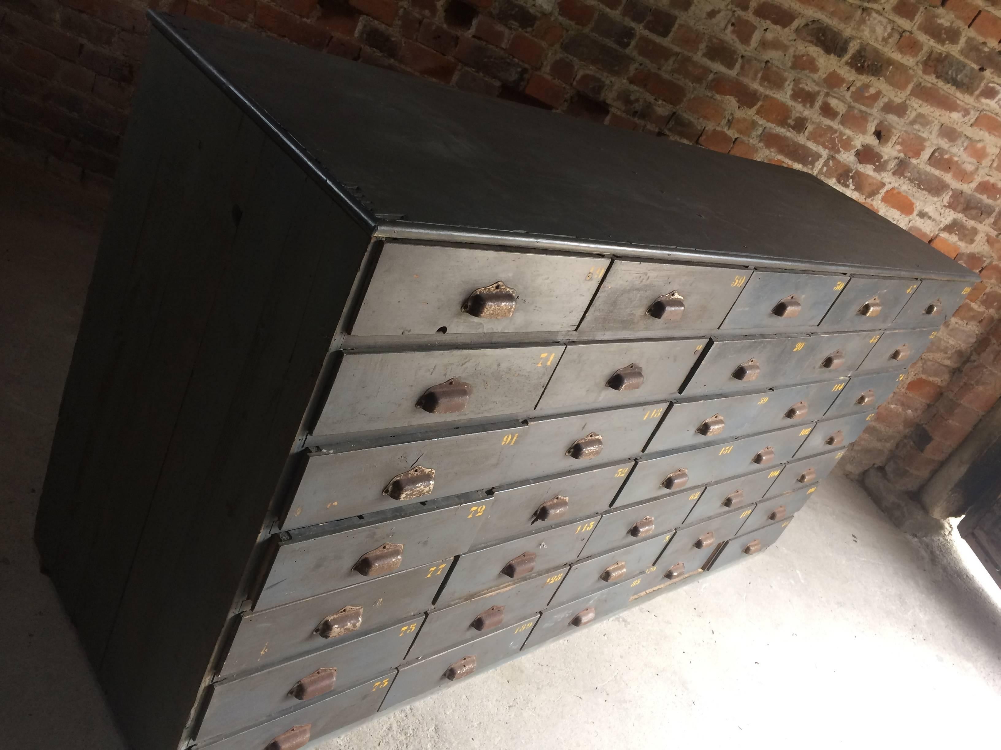 Pine Industrial Chest of Drawers Loft Style Antique Engineers Sideboard