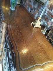 French Antique Style Sideboard Credenza Golden Oak Buffet Cupboard Dresser