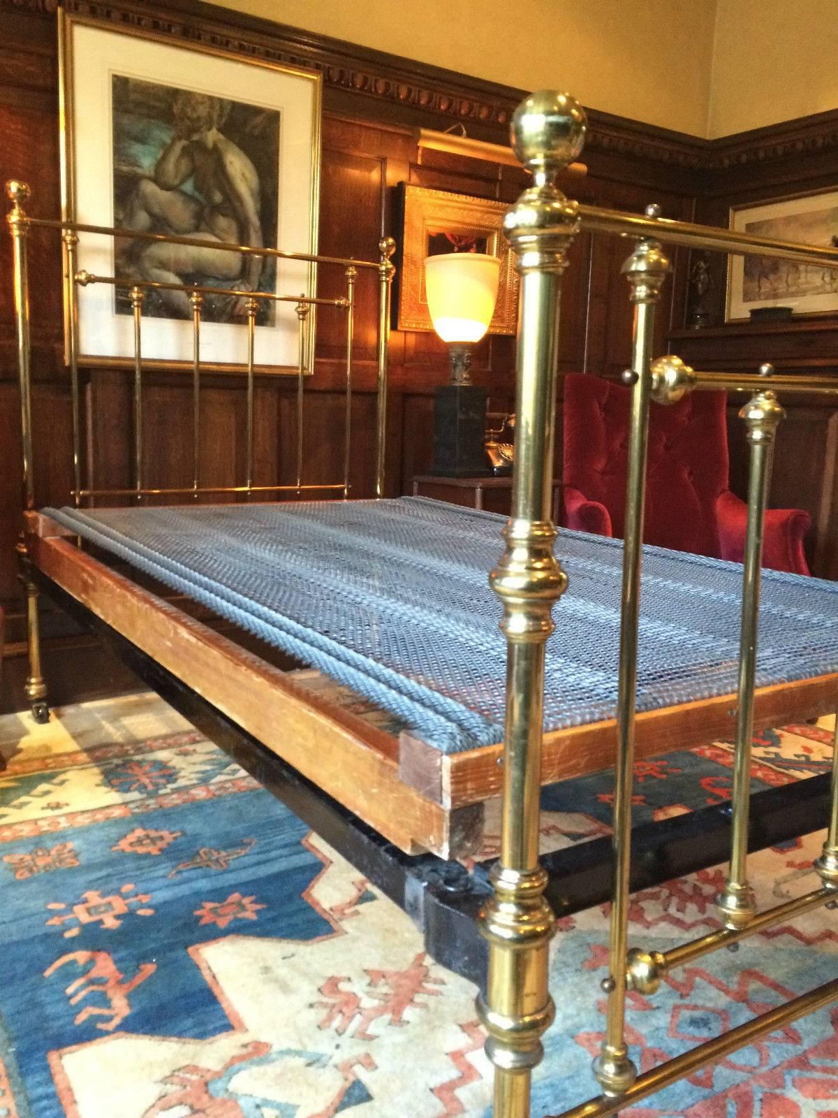 antique brass bed frame