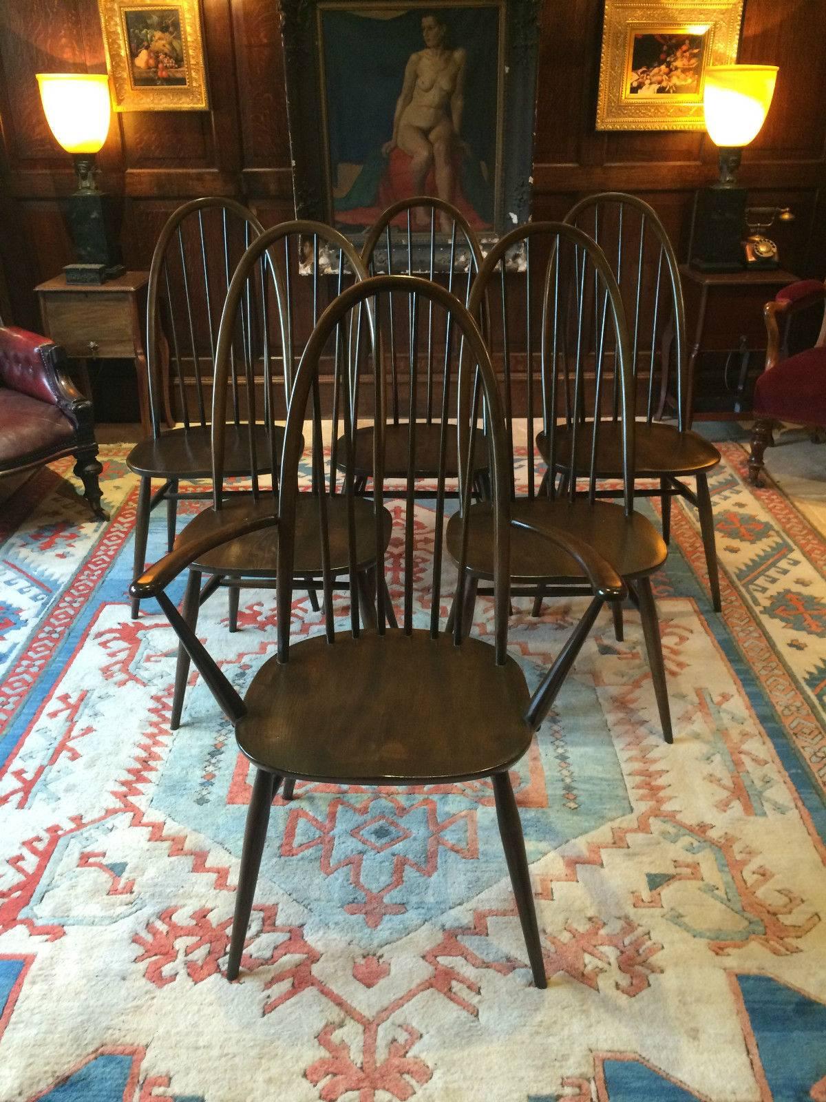 ercol dining table and chairs