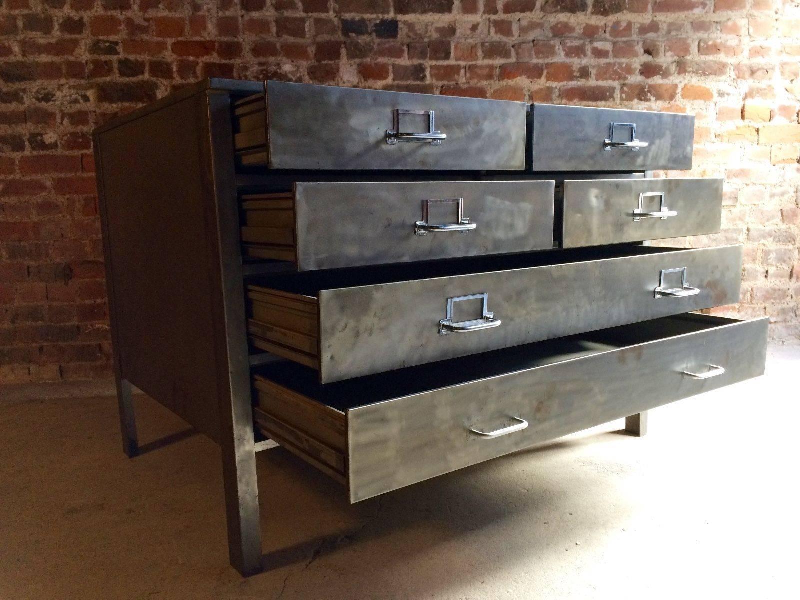 modern industrial chest of drawers