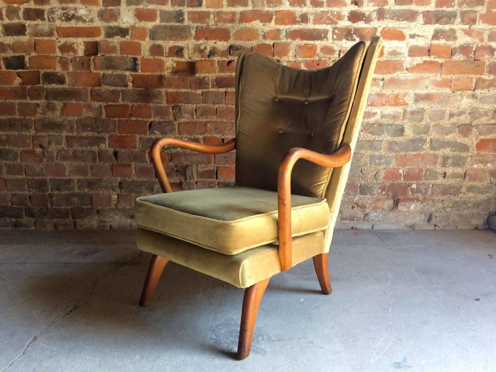 Howard Keith Bambino Chair Armchair Mid-Century Original, 1960s Gold In Good Condition In Longdon, Tewkesbury